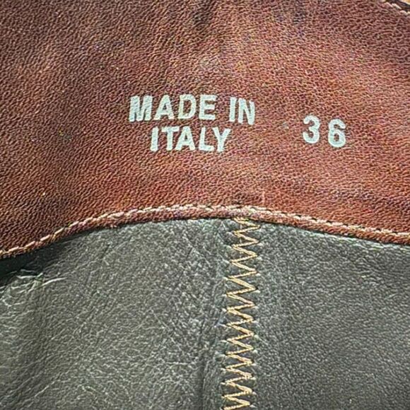 Golden Goose Charlye Riding Boots Santa Fe Suede Leather Distressed Size 36 (6) - Picture 11 of 11